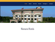 Tablet Screenshot of hamarahotels.com
